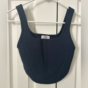 Aritzia Sculpt Knit Bustier Tank